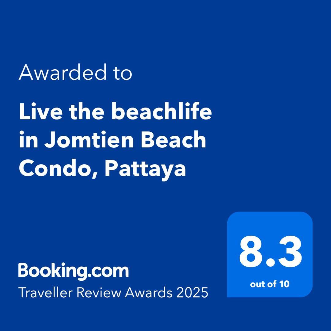 Live The Beachlife In Jomtien Beach Condo, Pattaya Exteriör bild